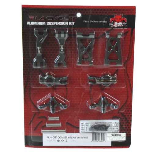 Redcat Racing BLH-0010GM Aluminum Hop Up Kit for Blackout Series Vehicles (Front or Rear) NIB