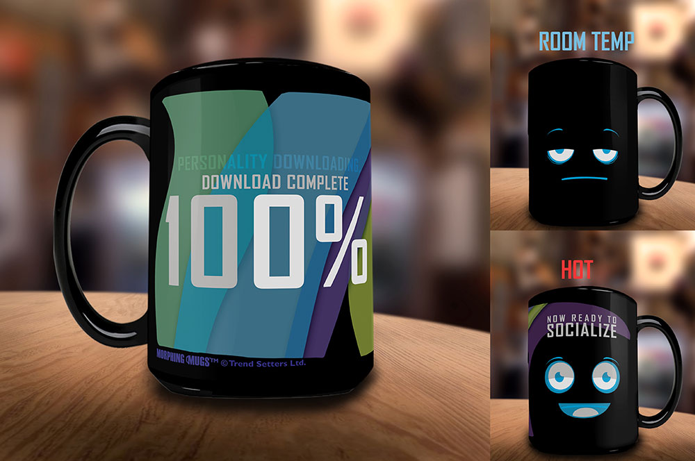 Personality Loading Morphing Clue Mug