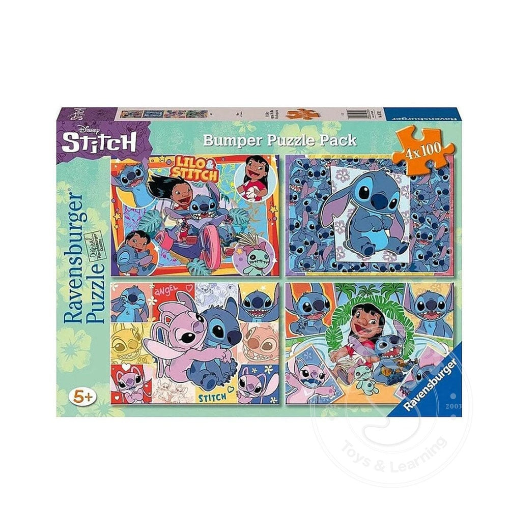 Ravensburger Lilo & Stitch 100pc Puzzle 4 pack