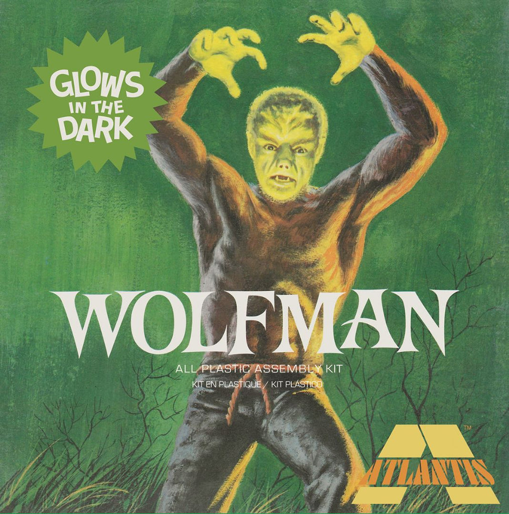 Atlantis Lon Chaney Jr. The Wolfman Glow Limited Edition Plastic Model Kit