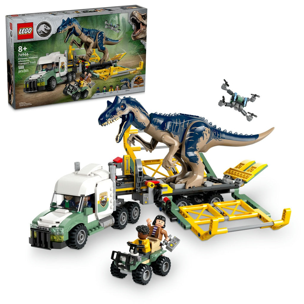 LEGO Jurassic - World Dinosaur Missions: Allosaurus transport Truck