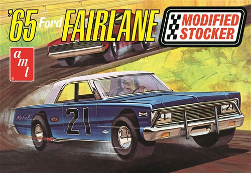 AMT AMT1190 1965 Ford Fairlane Modified Stocker 1/25 Plastic Model Kit (Level 2)