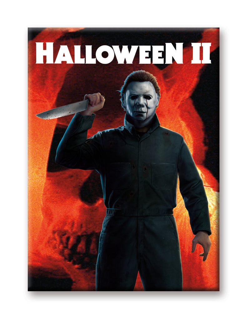 Halloween II Fire Magnet