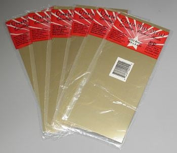 K&S Precision Metals #251 Brass Sheet 0.010" x 4" x 10" NIB