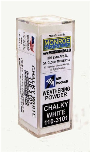 Monroe Models Weathering Powder Chalky White 1oz 29.6ml