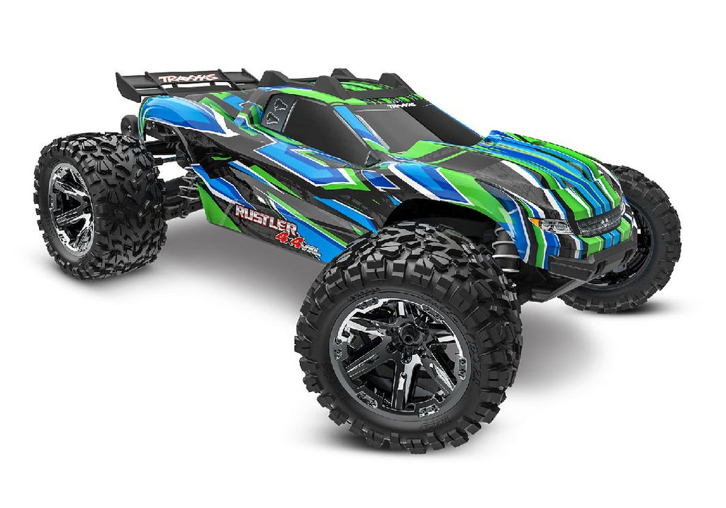 Traxxas Rustler VXL Brushless 4X4 1/10 RC Stadium Truck - Green