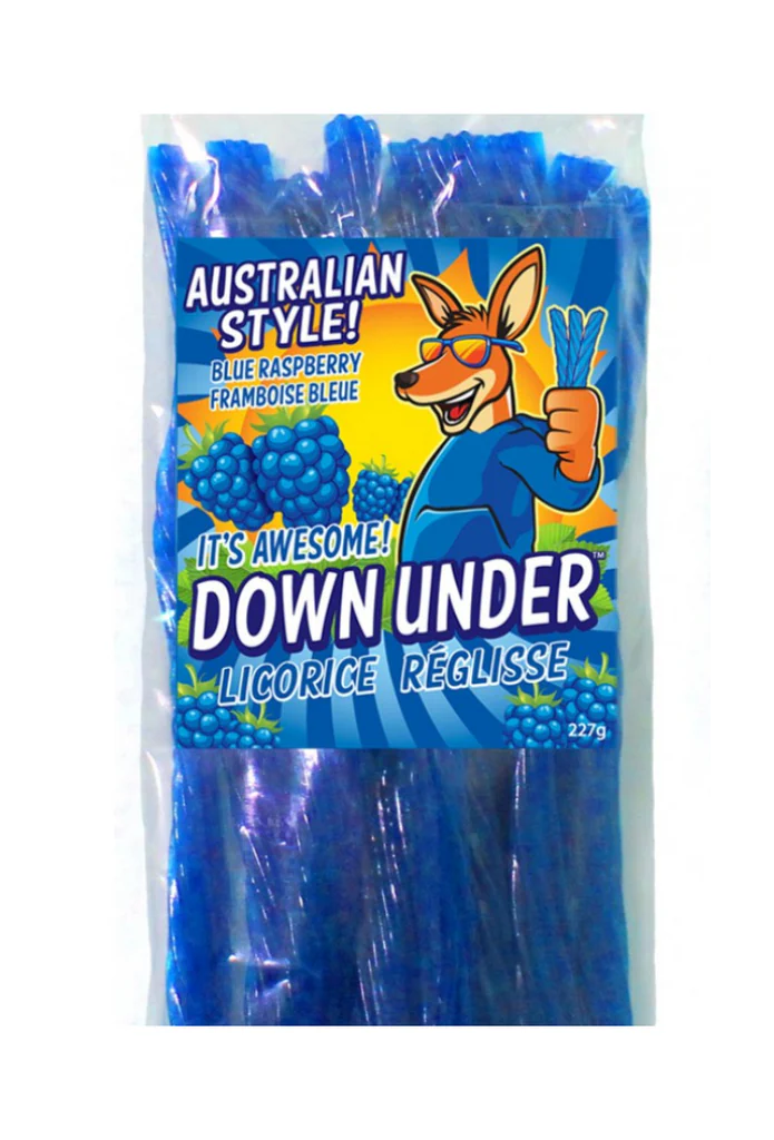 Down Under Blue Raspberry Licorice 8oz