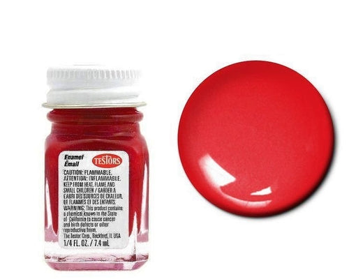 Testors 1197 Cherry Enamel Paint 1/4oz (7.4mL) NIB