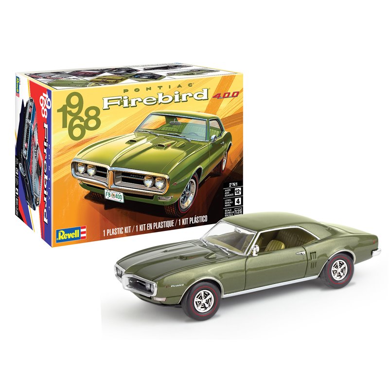 Revell 1968 Pontiac Firebird 2N1 1:25 Plastic Model Kit