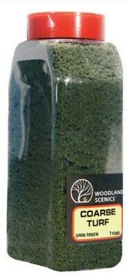 Woodland Scenics Coarse Turf Dark Green Shaker 57.7 in3 (945 cm3)