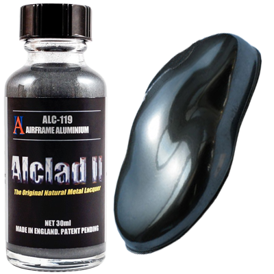 Alclad II 119 Airframe Aluminum Lacquer Paint 30mL NIB