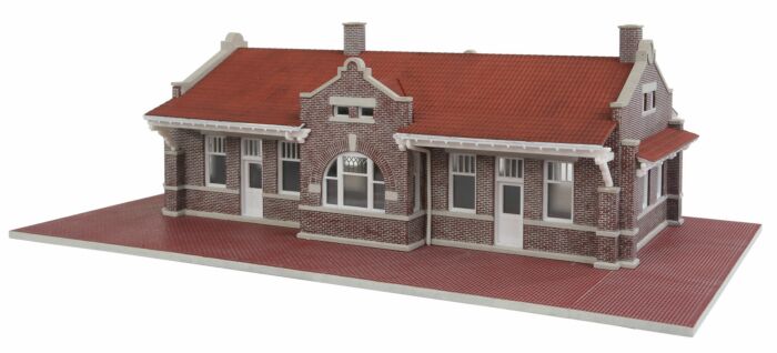 Walthers Cornerstone 933-4055 HO Brick Mission-Style Depot KIT NIB