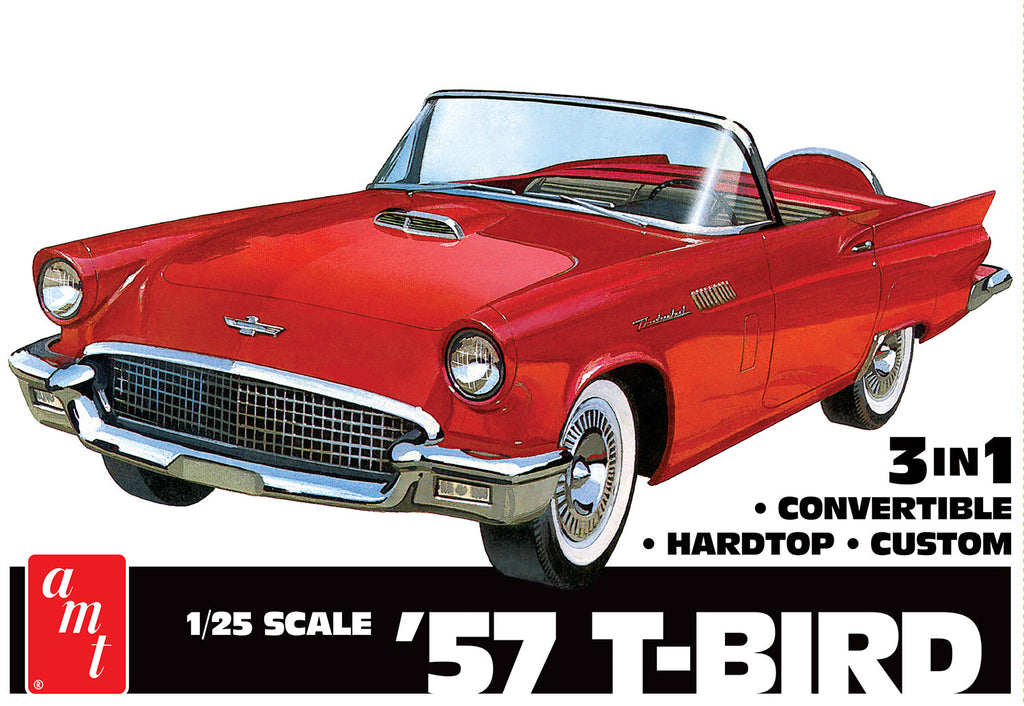 AMT 1957 Ford Thunderbird 1/25 scale Plastic Model Kit