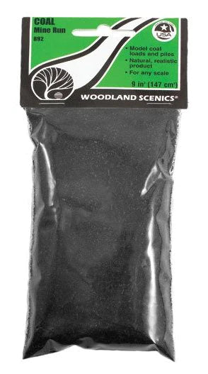 Woodland Scenics Coal Mine Run Unsorted 6oz (170g)