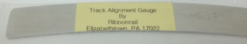 Ribbonrail 19 HO Curved Track Alignment Gauge 19" Radius 5" Length NIB