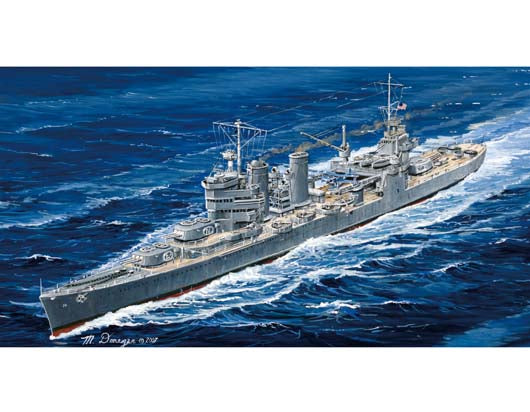 Trumpeter 05743 USS Astoria CA-34 1942 1/700 Plastic Model Kit NIB