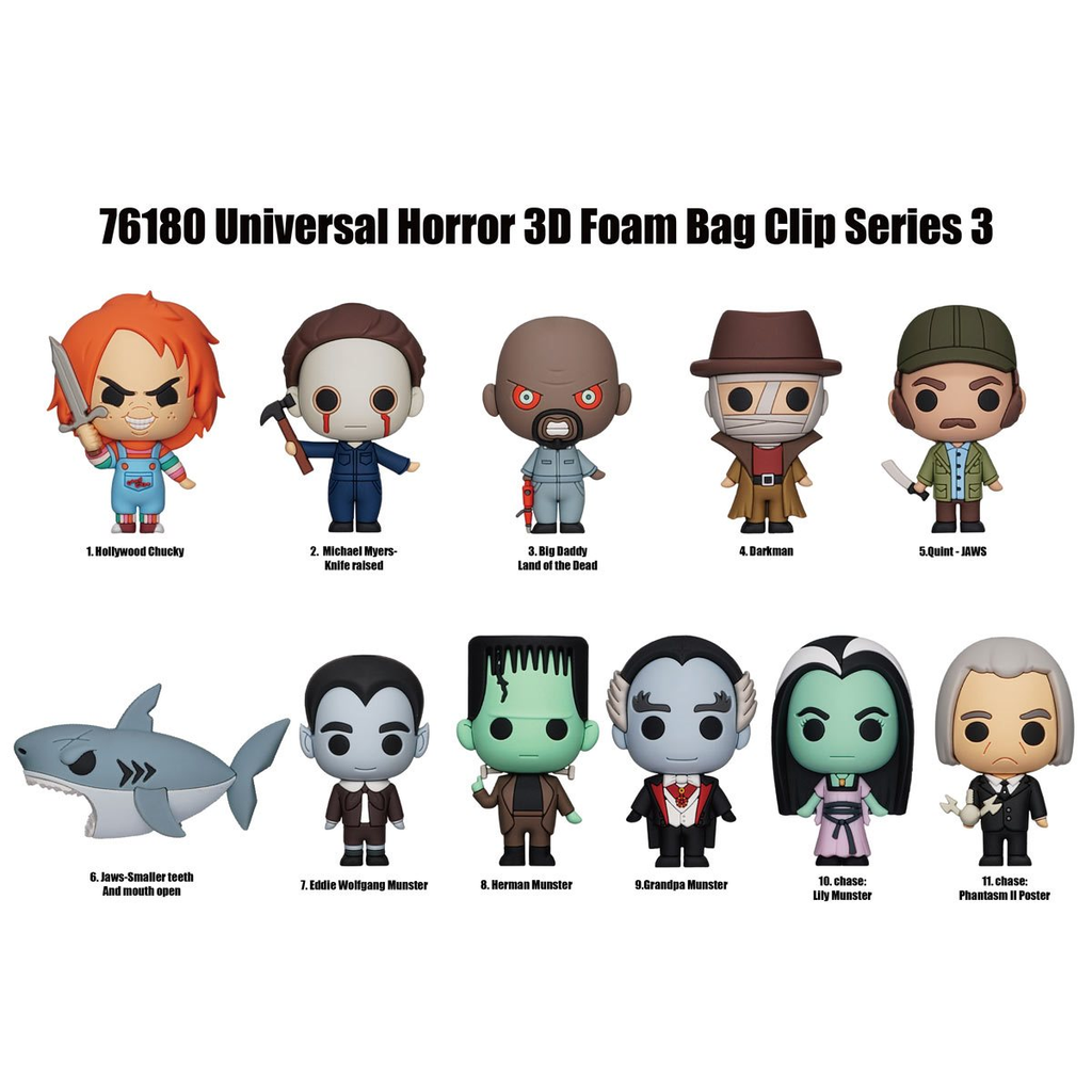 Universal Horror Series 3 Mystery Keychain