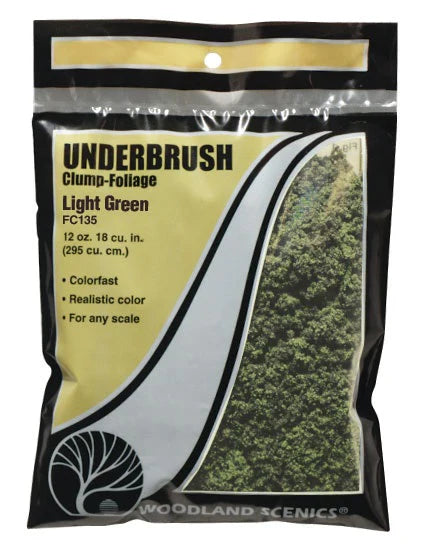 Woodland Scenics Underbrush Clump-Foliage Light Green 18 in³/295 cm³