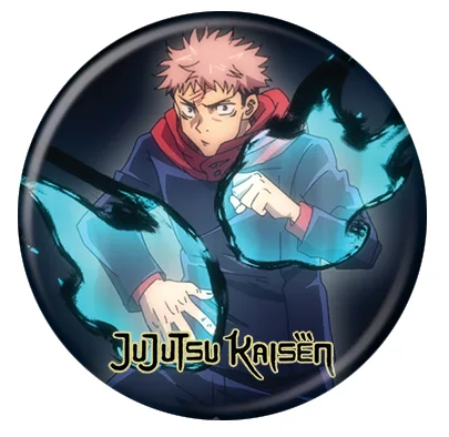 Jujutsu Kaisen Itadori Cursed Energy Button