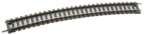 Atlas 513 HO Code 83 Snap Track 22" Radius Brown Ties Nickel Silver Single Section NIB