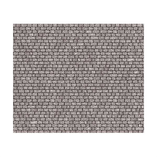 Micro-Mark 83405 HO Cobblestone Building Paper 4 Sheets NIB