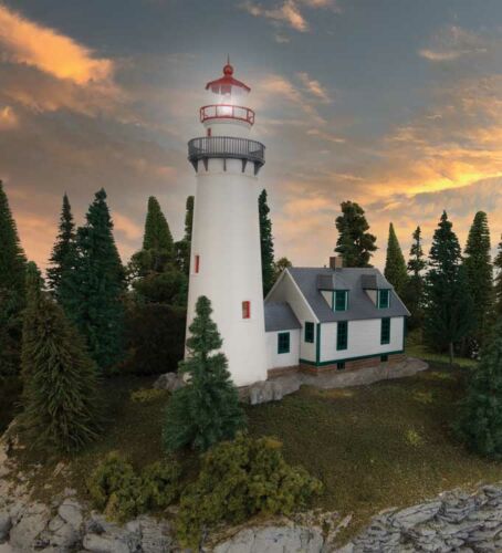 Walthers Cornerstone 933-3665 HO Eagle Point Lighthouse KIT NIB