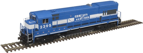 Atlas Master Silver HO GE U23B Low Nose Conrail Express RBMN #2395 Blue White w/ White Lettering DCC Ready No Sound Standard DC RTR