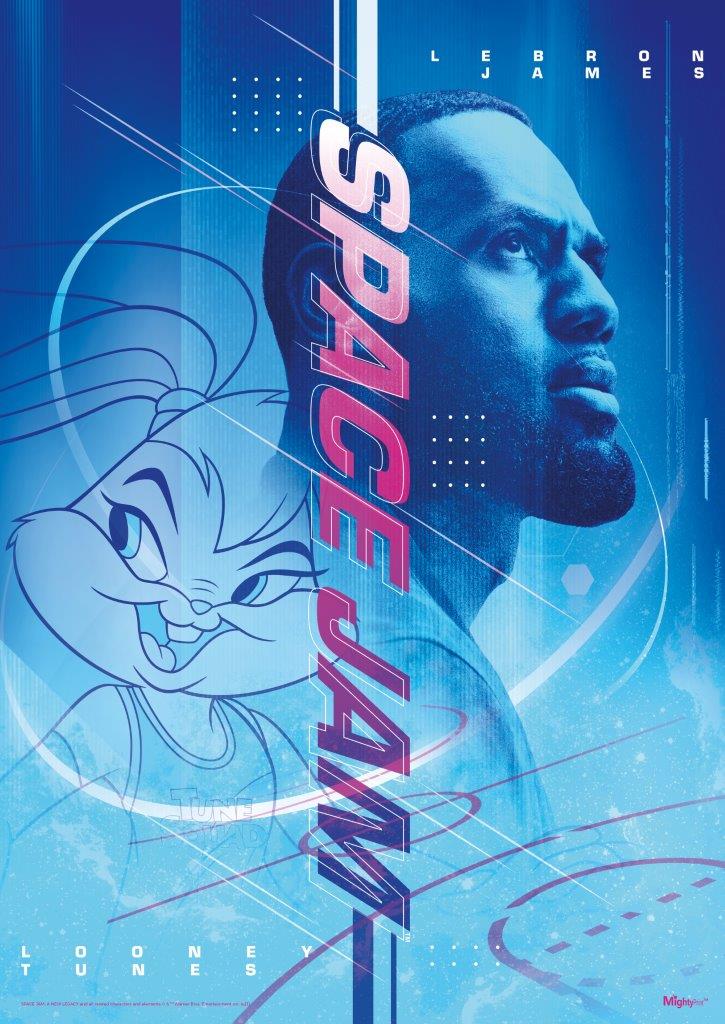 Space Jam 2 Lebron & Lola Mighty Print