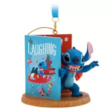 Stitch Christmas Card Sketchbook Ornament