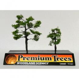 Woodland Scenics Ready Made Premium Trees Deciduous Locust 1 Each: 1-3/4 & 2-3/4" (4.4 & 7cm)