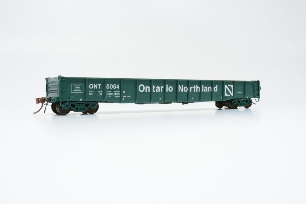 Rapido 50041-5006 HO 52' 6" Mill Gondola Ontario Northland ONR ONT #5006 Teal White Lettering NIB RTR