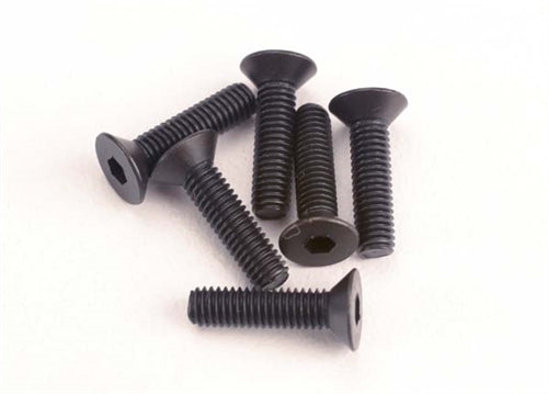 Traxxas 2552 3X12mm Flat Head Screws (6) NIB