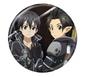 Sword Art Online S1 Kirito in Mirror Button