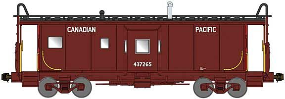 Blueford Shops N Scale International Car Bay Window Caboose Phase 2 Canadian Pacific #437265