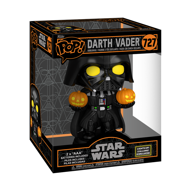 POP! Super Light Up Darth Vader Holding Pumpkins