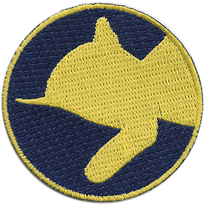 Sundance Marketing Chessie System Cloth Railroad Patch Kitten Blue Yellow