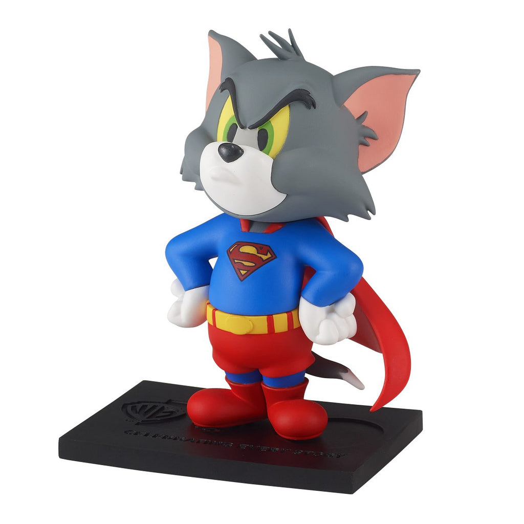 Tom And Jerry Figure Collection - Tom As Superman - Warner Brothers 100th Anniversary