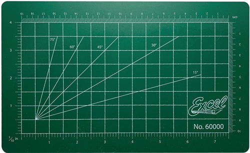 Excel 60000 5.5" X 9" Cutting Mat Green NIB