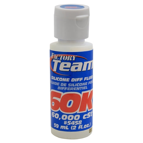 Team Associated 5458 Silicone Differential Fluid 60,000 cSt 2oz NIB