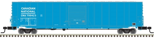 Atlas Master Line 20005673 HO ACF 60' Single-Door Auto Parts Boxcar Canadian National CNR CN CNA #799441 Blue White Lettering NIB RTR