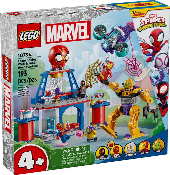 LEGO Team Spidey Web Spinner Headquarters