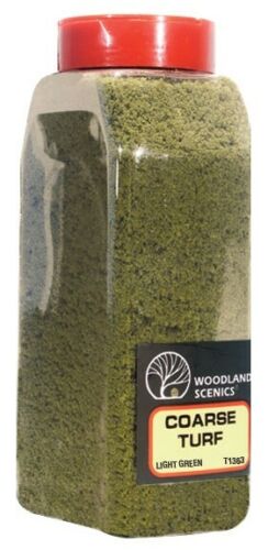 Woodland Scenics Coarse Turf Light Green Shaker 57.7 in3 (945 cm3)