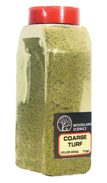 Woodland Scenics Coarse Turf Yellow Grass Shaker 57.7 in3 (945 cm3)