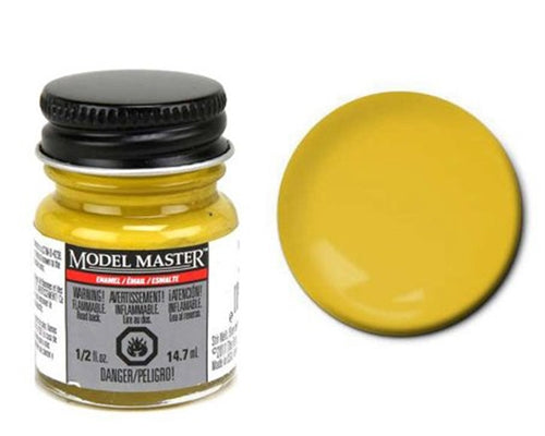 Testors Model Master 2754 Dark Yellow Gloss Enamel Paint, 0.5 OZ Bottle