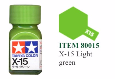 Tamiya Enamel EX-15 Light Green Mini Bottle 10mL (1/3oz)