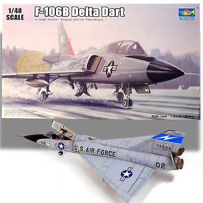 Trumpeter 02892 US F-106B Delta Dart 1/48 Plastic Model Kit NIB