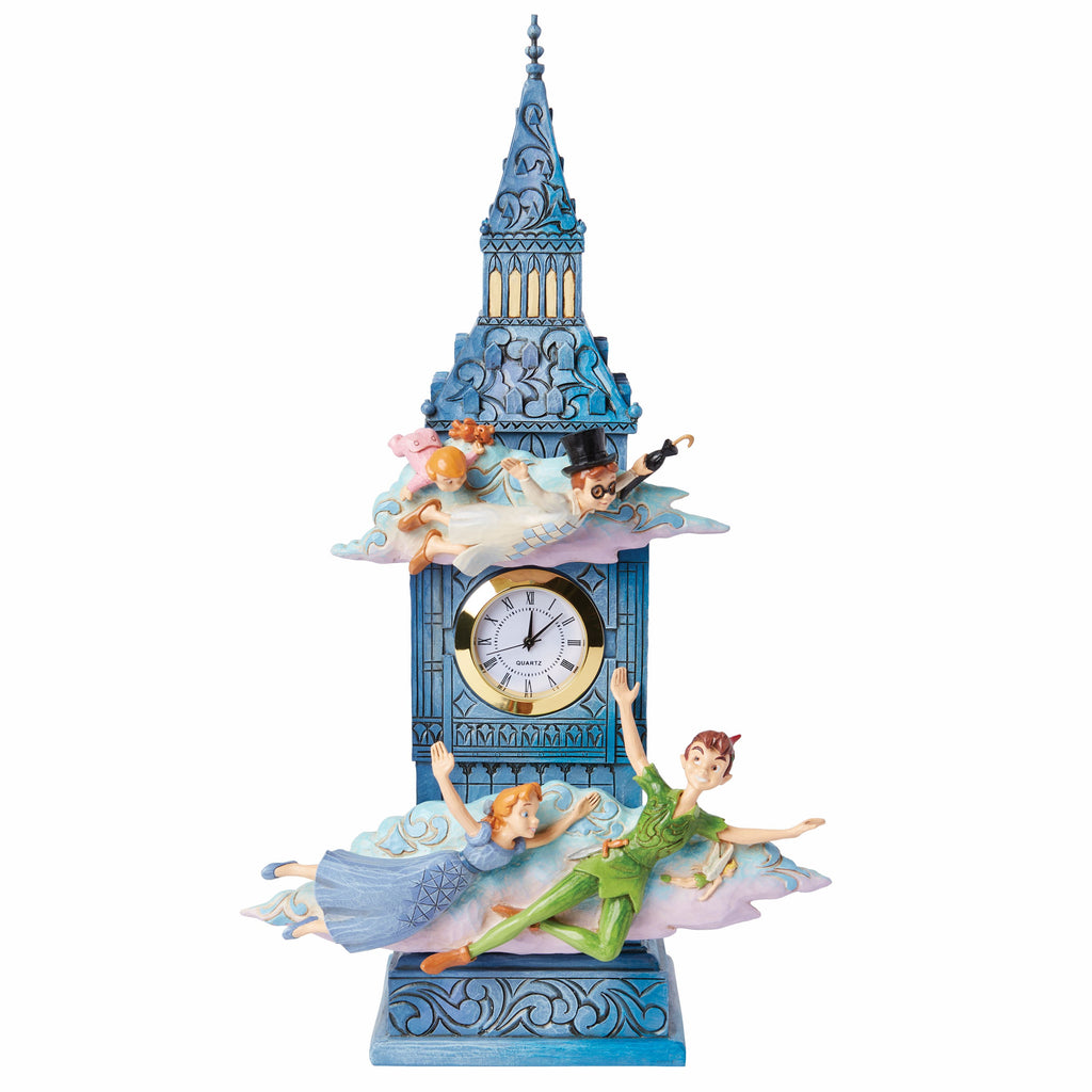 Disney Peter Pan "Time to Find Neverland" Clock Jim Shore