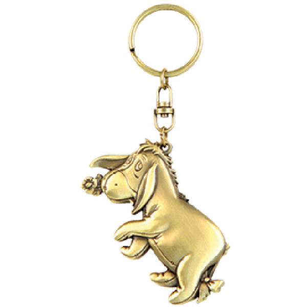 Eeyore Brass Keychain