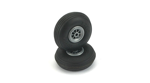 Du-Bro 325T LOW BOUNCE TREADED WHEELS 3 1/4"