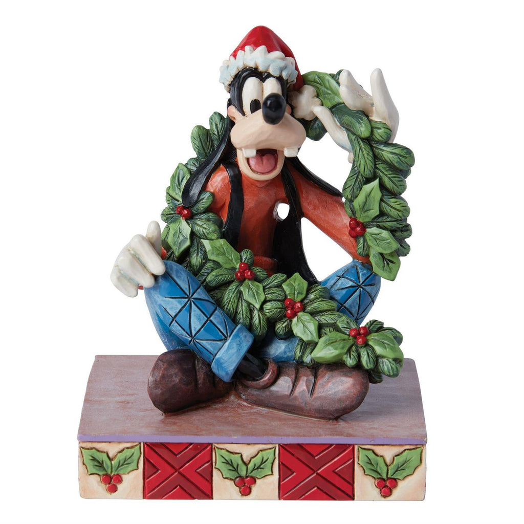 Goofy with Wreath "A Goofy Christmas" Jim Shore